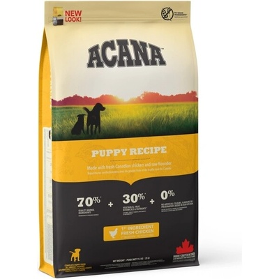 Acana Puppy kuře & krůta & hejk 11,4 kg