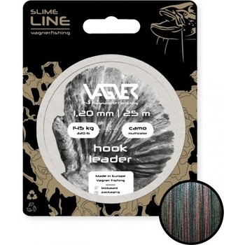 Vagner Šnúrka Hook Leader Camo Multicolor 25m 1,20mm 145kg