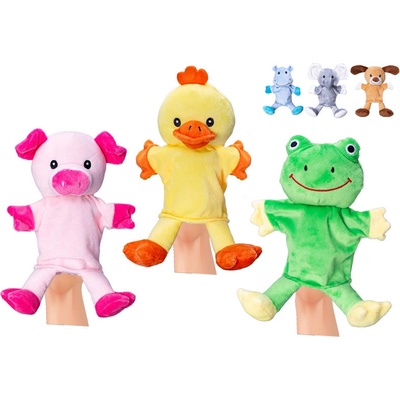 Mikro trading Maňásek zvířátko plyšové 25 cm 6 druhů