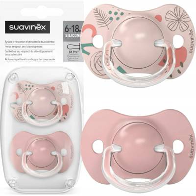 Suavinex SX Pro fyziologický silikon Fox stříbrná