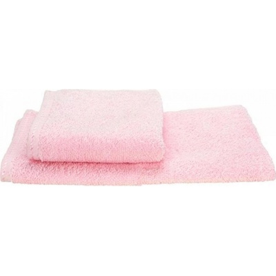 A&R Savý froté ručník na obličej z turecké bavlny 500 g/m růžová světlá 30 x 30 cm