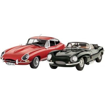 Revell Комплект сглобяеми модели Revell - 100 години Jaguar, 2 броя (R05667)
