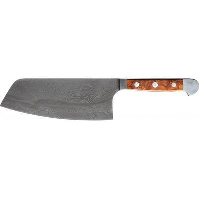 Güde Solingen Japonský nůž CHAI DAO DAMASCUS 16 cm hnědá
