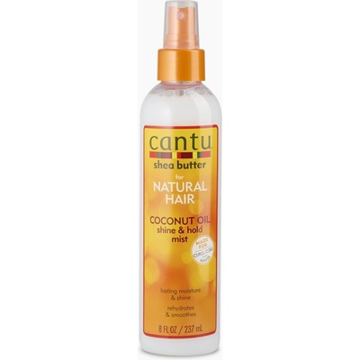 Cantu Natural Coconut Oil Shine & Hold Mist - Stylingový a oživujúci sprej 237 ml