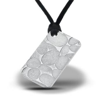 PAMP Сребърно кюлче-медальон "Речни камъни (2030013)