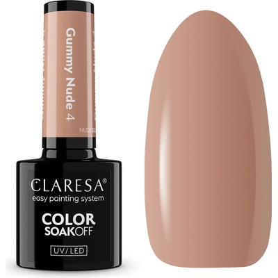 ERANTI Claresa Hybridný lak Nude Glow Gummy Nude 4 – 5g
