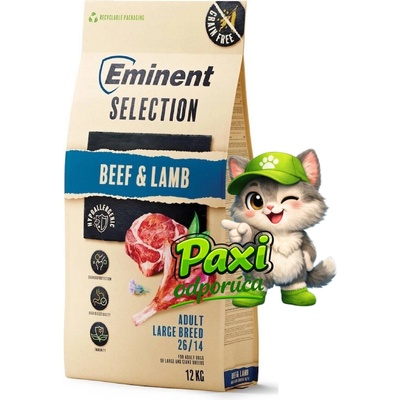 Eminent Selection Adult Large Breed Beef & Lamb 12 kg