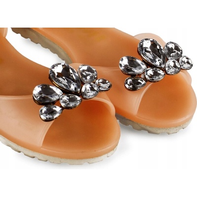 Meliski kamienky balerínky gumené béžové