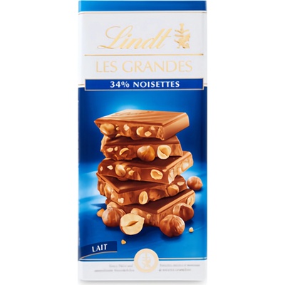 Lindt Les Grandes Milk Hazelnut 150 g