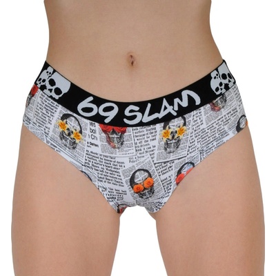 69SLAM Dámske nohavičky boxer newspaper GYXNSK PO