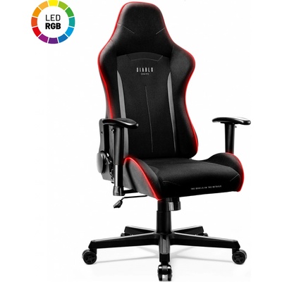 Diablo Chairs X-St4rter Normal Size: černo-červená