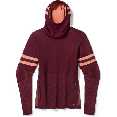 Smartwool W Intraknit Merino Tech Pullover Hoodie black cherry