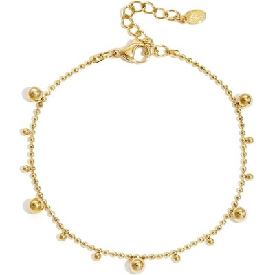 Ornamenti pozlacený náramek Ball Bangle gold OOR350019