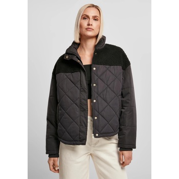 Urban Classics Дамско яке в черно Ladies Oversized Diamond JacketUB-TB4552-00007 - Черен, размер M