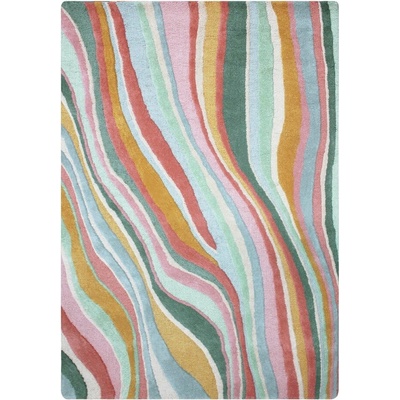 Flair Rugs Abstract Flow Modrý