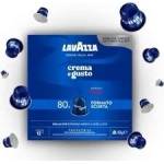  80 бр. алуминиеви кафе капсули Lavazza Crema e Gusto Classico съвместими с Nespresso®