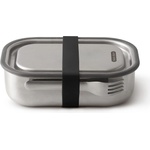 black+blum Кутия за храна Black+Blum BAM-SS-L018, 1 l, Правоъгълна, Подходяща за фурна, Без BPA, Неръждаема стомана, Сив (BAM-SS-L018)
