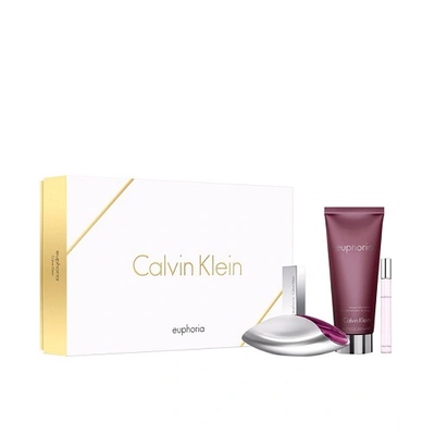 Calvin Klein Euphoria подаръчен комплект Woman Eau de Parfum 100 ml + мляко за тяло 200 ml + Eau de Parfum roll-on 10 ml