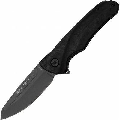 Buck Sprint Ops, Black Canvas Micarta 0843BKS