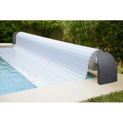 CF Bazénová roleta Contura obdĺžniková 1000 x 500 cm - Crystal White