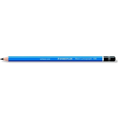 STAEDTLER Графитен молив, 3B, шестоъгълен, STAEDTLER "Mars Lumograph 100" 100-3B (100-3B)