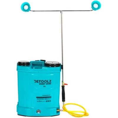 DETOOLZ Пръскачка гръбна акумулаторна Detoolz DZ-PA1008-S001-G01/ 16 л/ 12 V/ 8 Ah (DZ-PA1008-S001-G01)