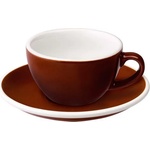 LOVERAMICS Egg - Чаша Flat White 150 ml - Brown