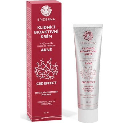 Epiderma bioaktivní CBD krém při Akné 30 ml