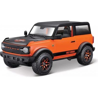 Maisto Bronco HD Ford Badlands 2021 oranžovo kombinace barev černá 1:24