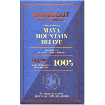Standout Chocolate 100% Maya Mountain Belize BIO 50 g