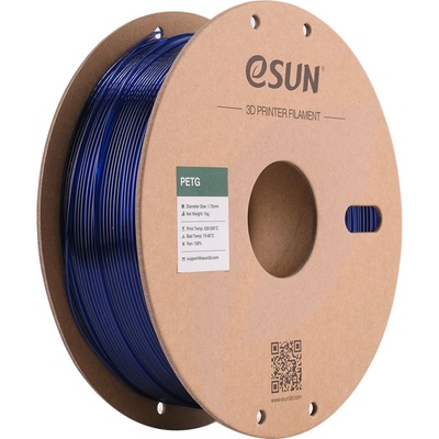 eSUN PETG Translucent Blue - 1, 75 mm / 1000 g (PETG175T-U1P1)