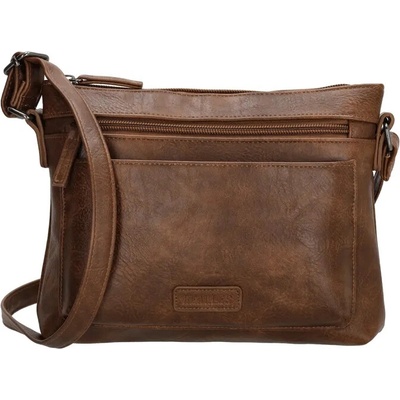 Hnedá prešívaná crossbody kabelka „Nataly”