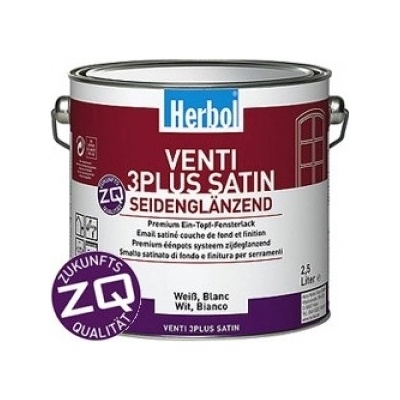 Herbol Venti 3 plus satin 0,75 l bílá