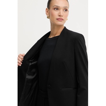 BOSS Сако boss в черно с едно копче с изчистен дизайн 50541998 (50541998)