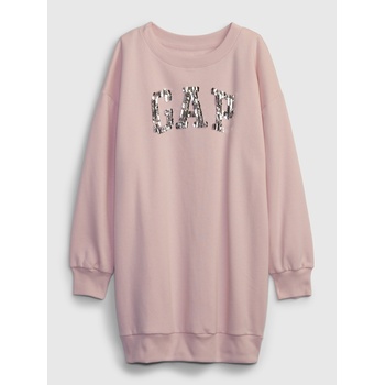 GAP Детска суитшърт рокля с лого GAP GAP | Rozov | Момичешки | 104/110