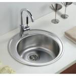 Inter Ceramic Кухненска мивка ick 4949 ua - неръждаема алпака с покритие САТЕН (ick 4949 ua) Мивка за вграждане