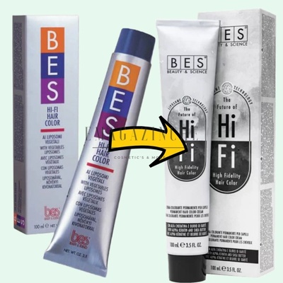 Bes Beauty & Science Milano Bes Професионална боя за коса натурални интензивни тонове 100 мл. Bes HI-FI hair color Intense Natural (03601x)