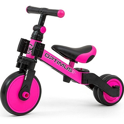 Milly Mally Детско колело 3 в 1 Optimus Розово 5901761125085 (5901761125085)