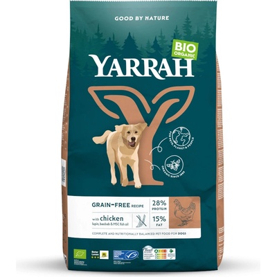 Yarrah bio bez obilovin s bio kuřecím 2 kg