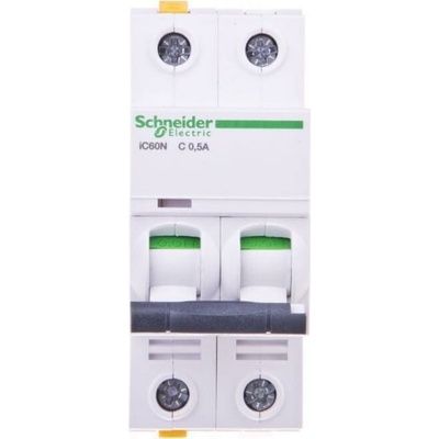 Schneider Electric A9F04270 Acti9 iC60N 2P 0,5A C 6kA