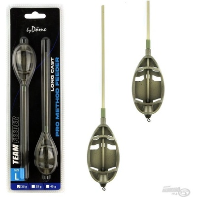 By Döme Team Feeder Long Cast Pro Method Feeder košík L 25 g - 2 ks