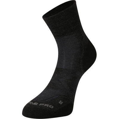ALPINE PRO Антибактериални чорапи от мериносова вълна ALPINE PRO DERERE черни ALPINE PRO | Cheren | МЪЖЕ | S