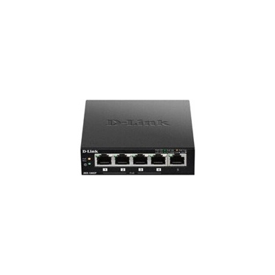 D-Link DES-1005P B1 5-Port 10/100 PoE Desktop Switch, 4x PoE+, 60W pro PoE