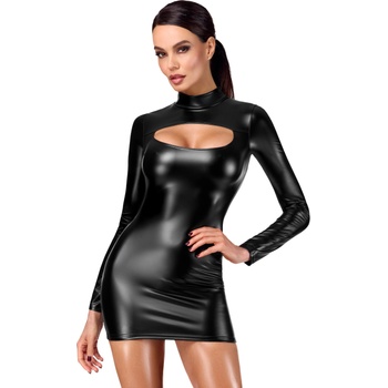 Noir Handmade F366 Vixen Cut-Out Bodycon Dress Black M