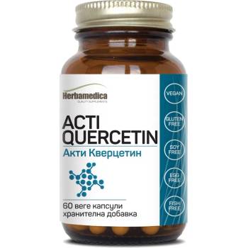 Herbamedica Аcti Quercetin, 250 mg, 60 веге капсули, Herbamedica