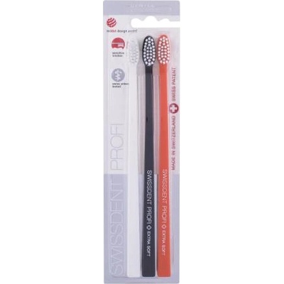 Swissdent Profi Gentle Trio четка за зъби изключително мека 3 бр 3 бр