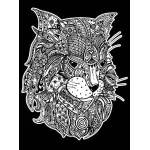 Stepp Velvet coloring page 47x35 Cat Fantasy