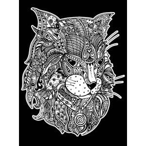 Stepp Velvet coloring page 47x35 Cat Fantasy