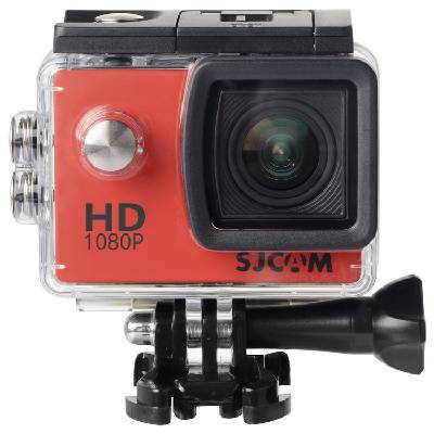 SJCAM SJ4000 CZ MENU Barva: Červená Nejnovější Revize s vylepšeným Vodotěsným obalem