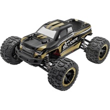 Blackzon Slyder MT 1/16 zlatá komutátorový RC model auta elektrický monster truck 4WD 4x4 RtR 2,4 GHz 1:16